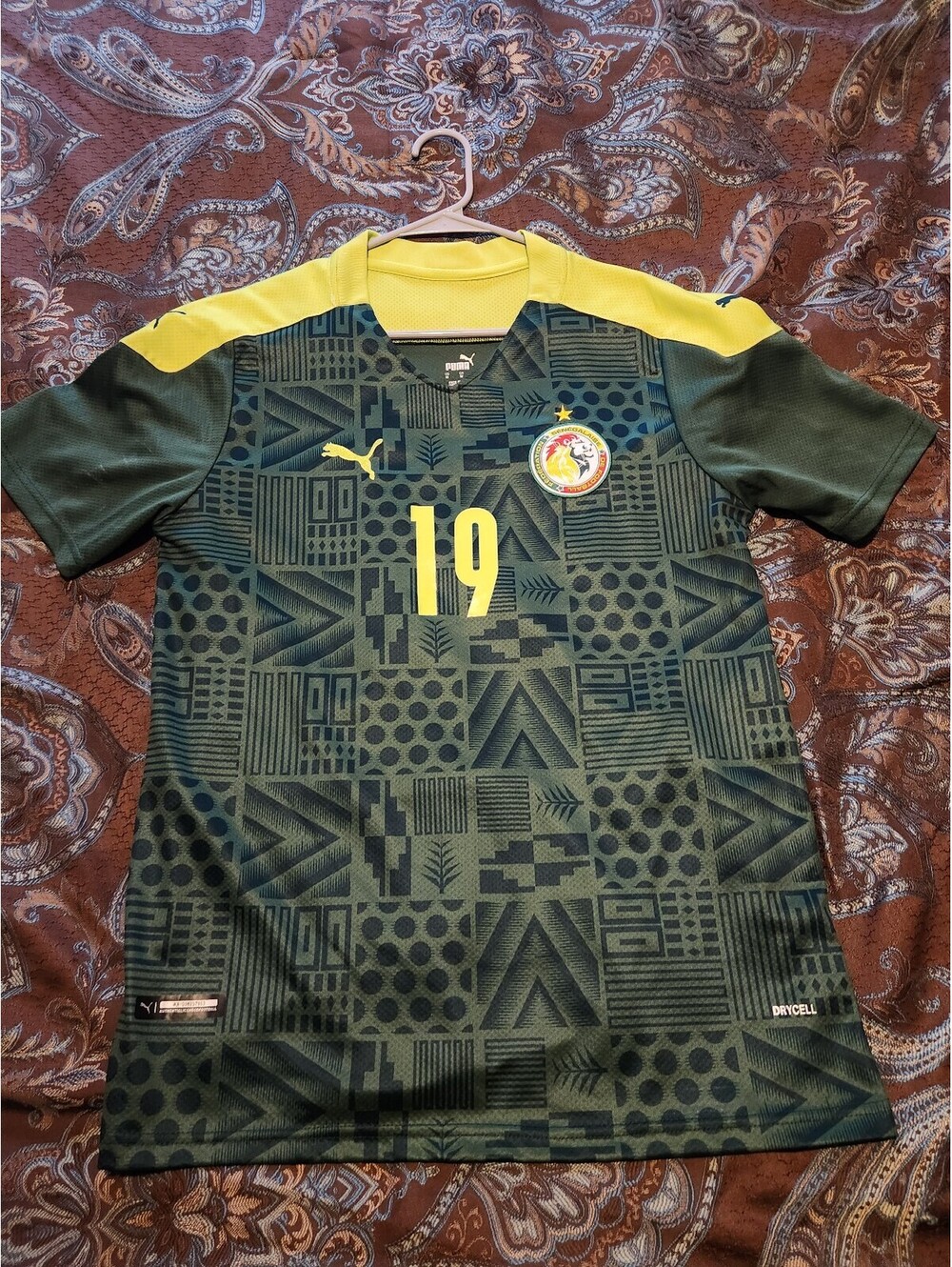 Senegal 2020/2021 Bouba Diop Away Africa Soccer Jersey Size M